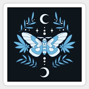 Decorative moth Sticker